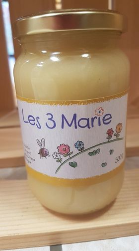 Miel de printemps 2023 LES 3 MARIE de Rochefort-en-Terre 500g